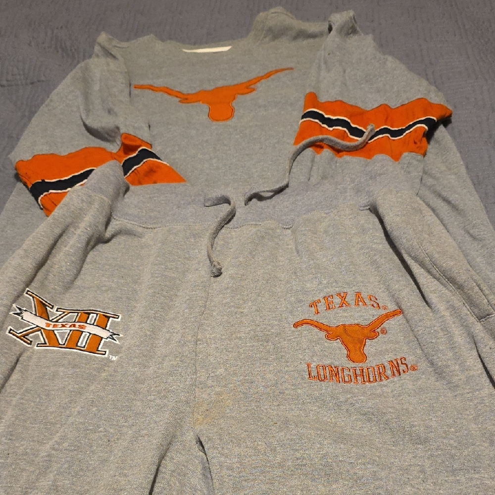Team Apparel Gray and Orange Texas Longhorns Set